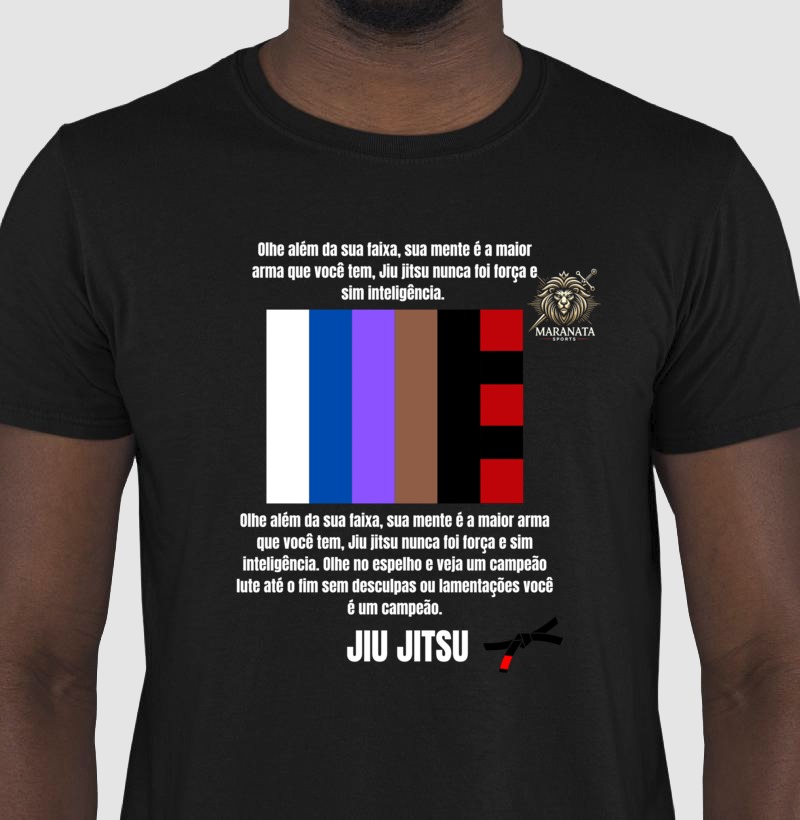 Blusa Jiu-Jitsu – "Olhe Além de Sua Faixa"