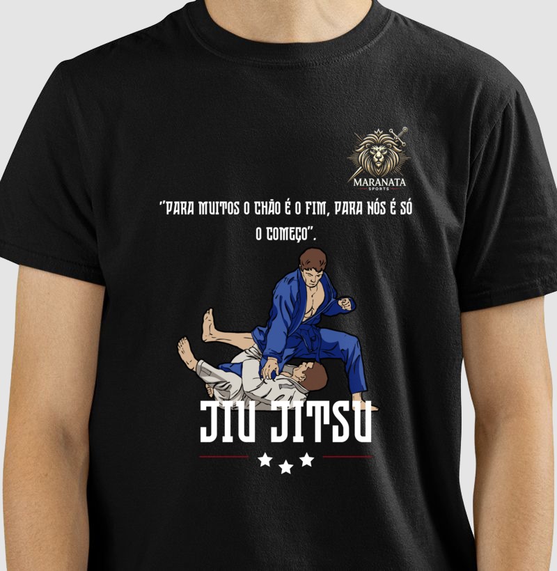 Blusa Jiu-Jitsu – "Para Muitos o Chão é o Fim, Para Nós é Só o Começo"
