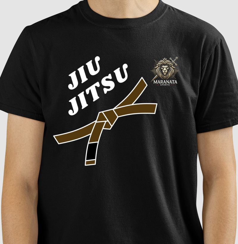 Blusa Jiu-Jitsu Faixa Marrom – Conforto e Estilo para os Apaixonados pela Arte Suave